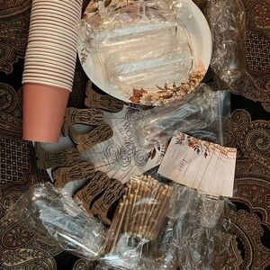 BOHO Themed Bridal Shower Supplies Set